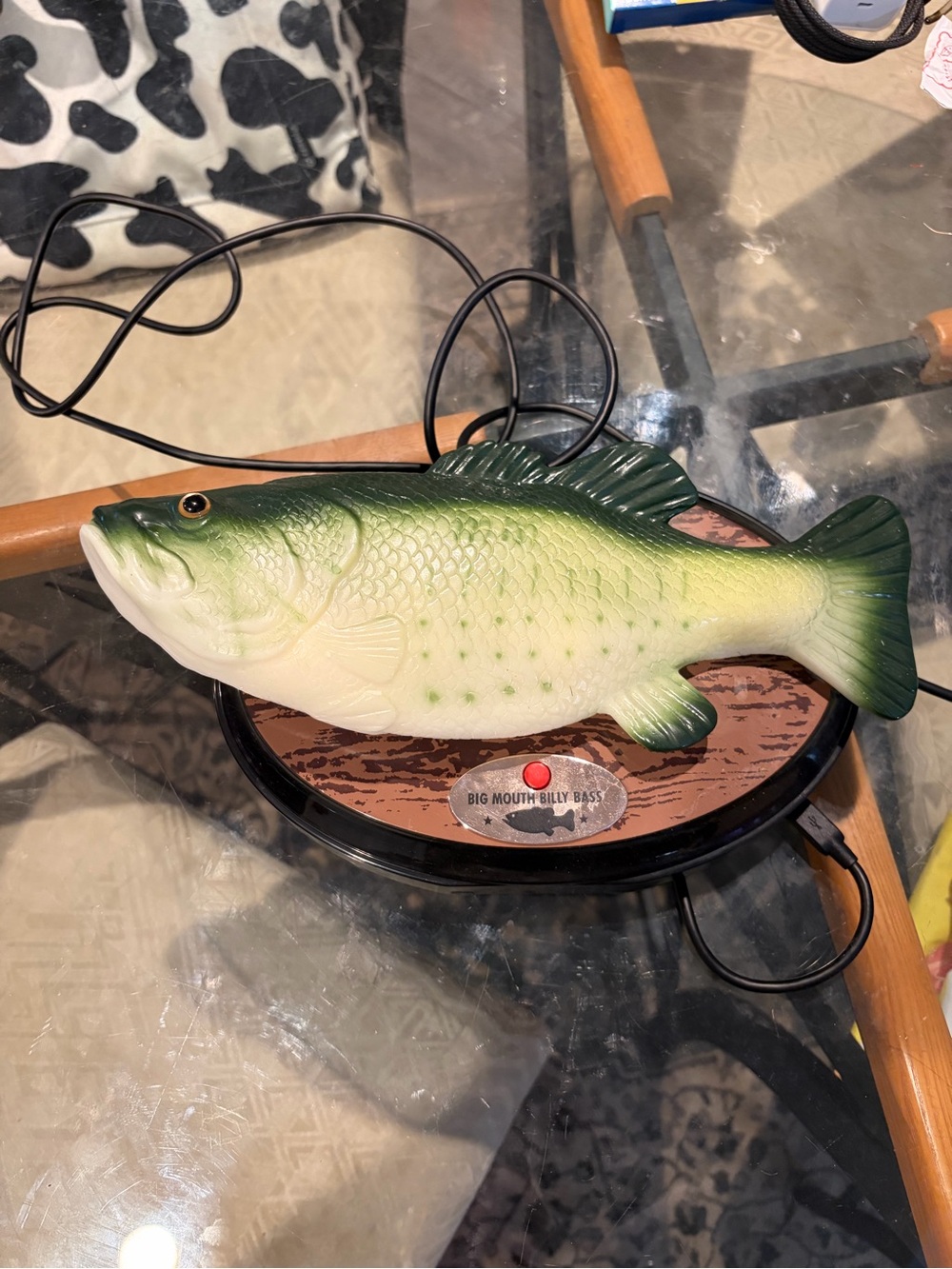 Billy bass Alexa blue tooth speaker fish.